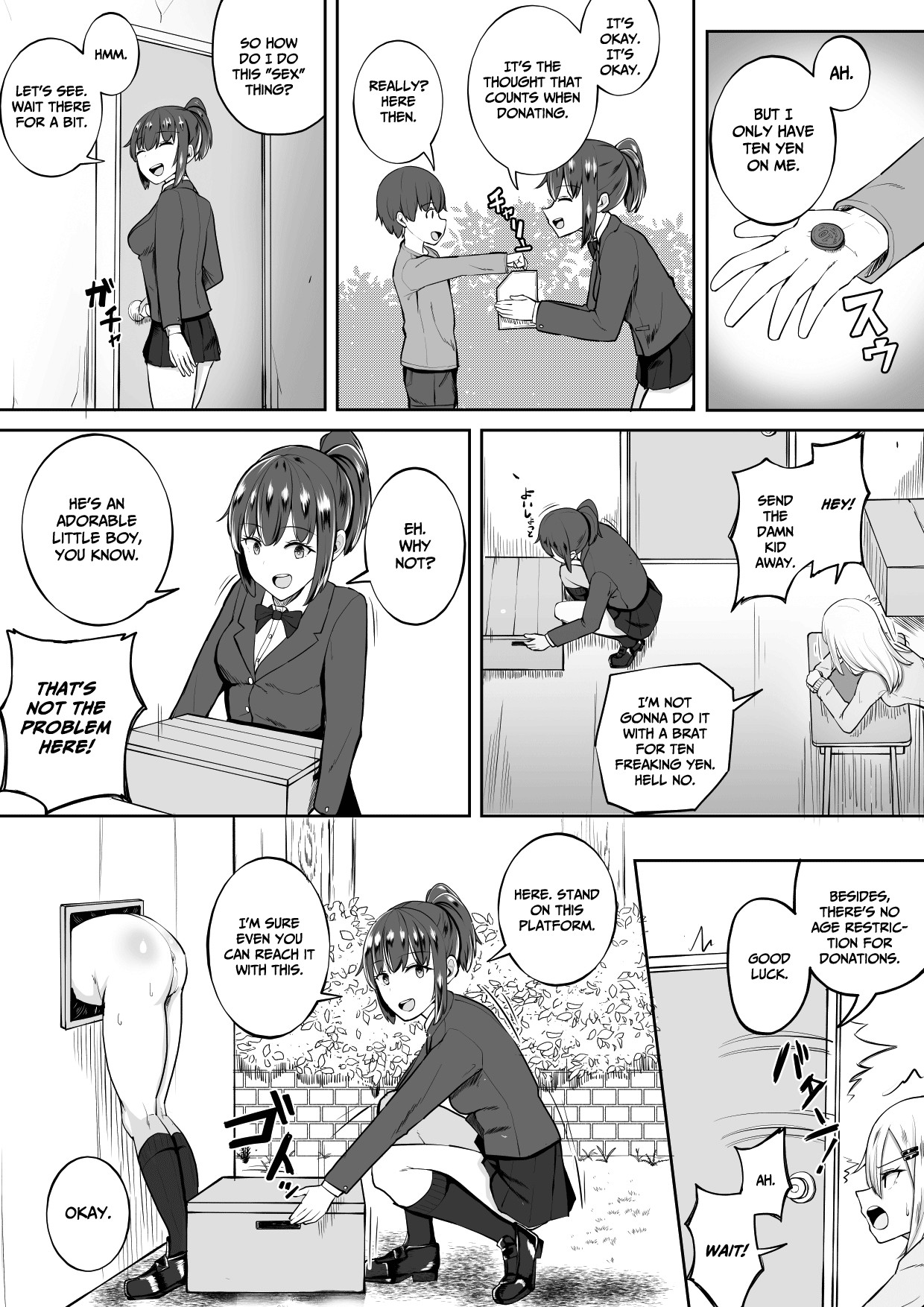 Hentai Manga Comic-Wall Ass Fundraising-Read-10